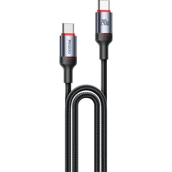 Yesido CA186 USB-C opladerkabel 240W 5A, 2m
