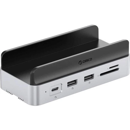 ORICO MiniDock 10-in-1 Dockingstation med SSD-slot, Silver