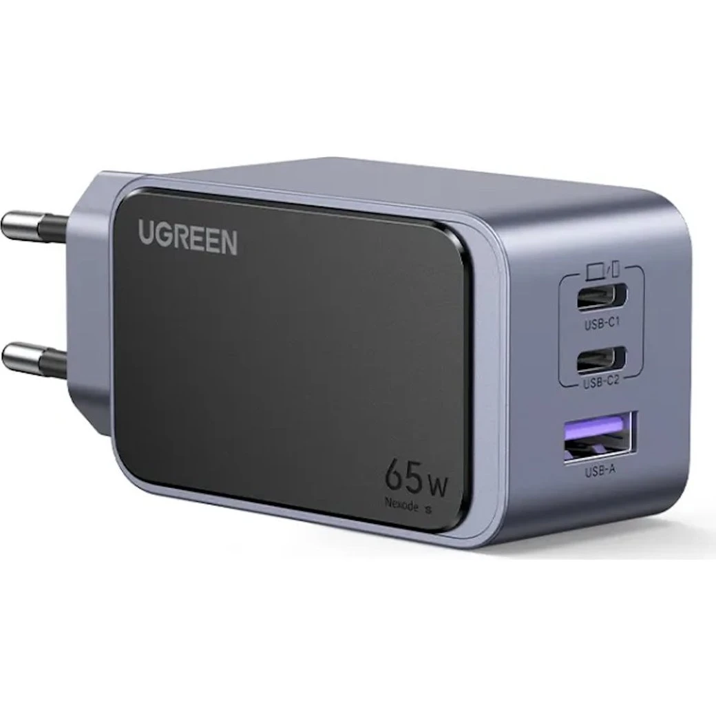 UGREEN Nexode Air 65W Oplader - 1x USB-A & 2x USB-C - UGR1842