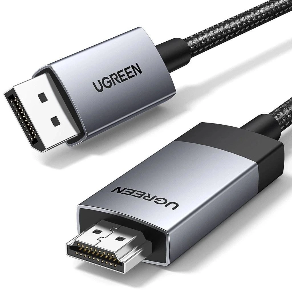UGREEN DP119 DisplayPort til HDMI 4K 60Hz Kabel - 1m - Grå