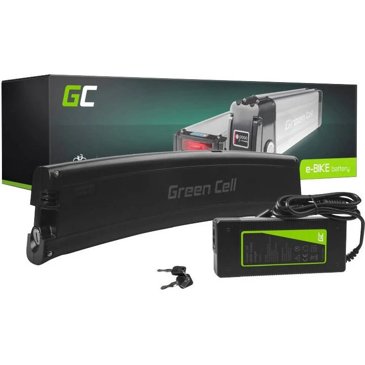 Green Cell EBIKE31STD Elcykelbatteri med oplader - 36V 7.8Ah