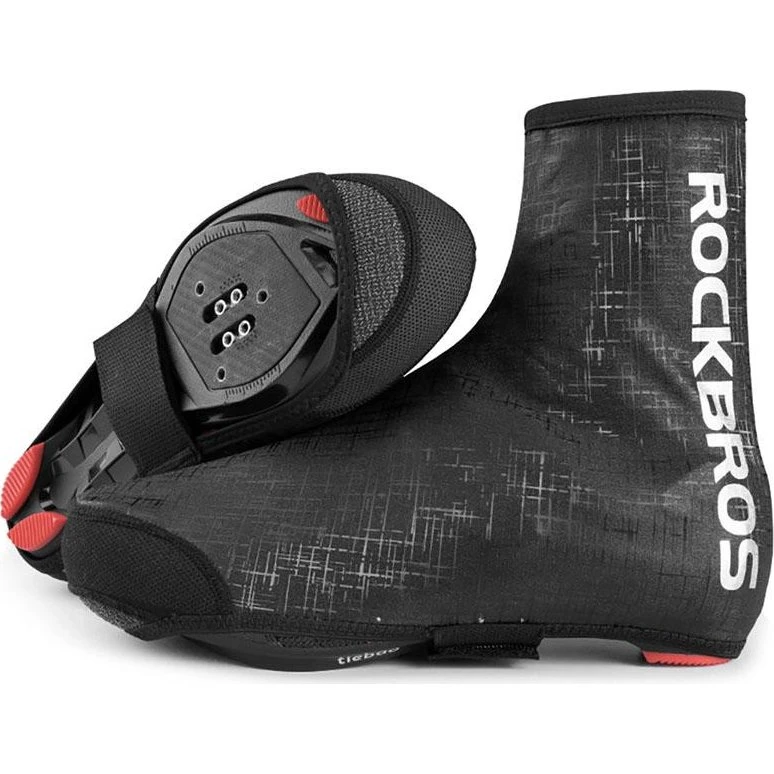 Rockbros LF1081 Vandtætte og vindtætte skoovertræk, sort, 42-46 cm