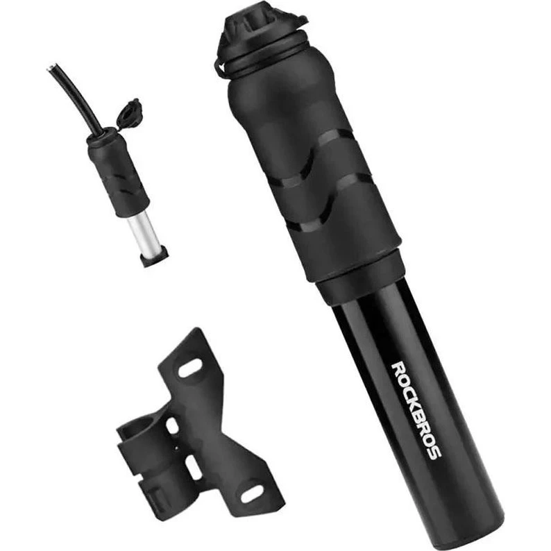 Rockbros 810PCS-HP Mini Håndpumpe til Cykel - Sort