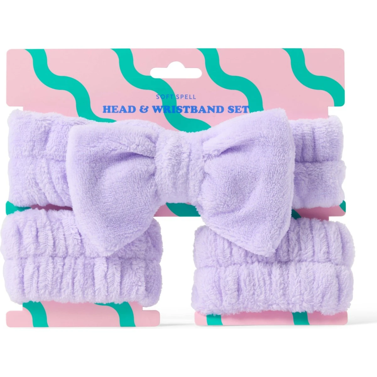 Soft Spell Headband & Wristband Set – Makeup Spa Set