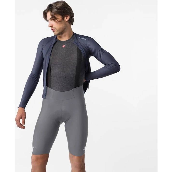 Castelli Espresso 2 Thermal Bibshorts - Smoky Grey - Herre
