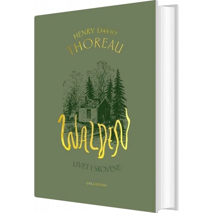 Walden — Henry David Thoreau (hardcover, dansk, 304 sider)