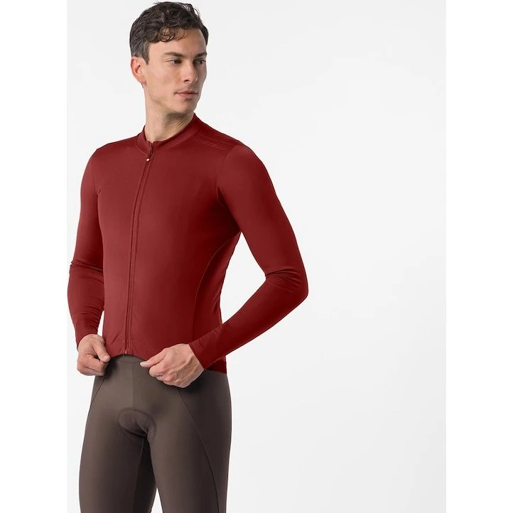 Castelli Espresso Thermal 2 Cykeltrøje - Garnet - Herre