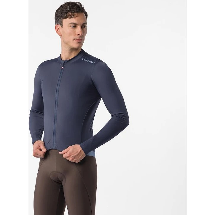 Castelli Espresso Thermal 2 Cykeltrøje - Twilight Blue - Herre