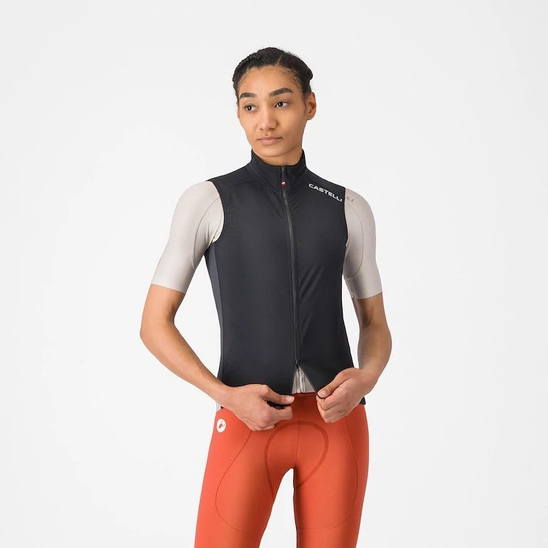 Castelli Espresso 2 Cykelvest Dame - Sort/Hvid