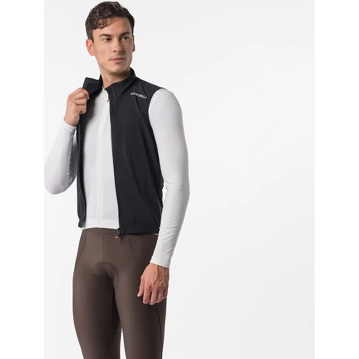 Castelli Espresso 2 Cykelvest i sort/hvid til herre
