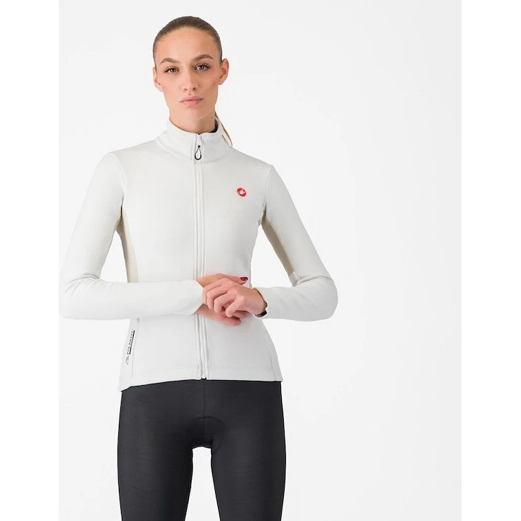 Castelli Entrata 2 Cykeljakke til dame - Ivory/Silver Moon