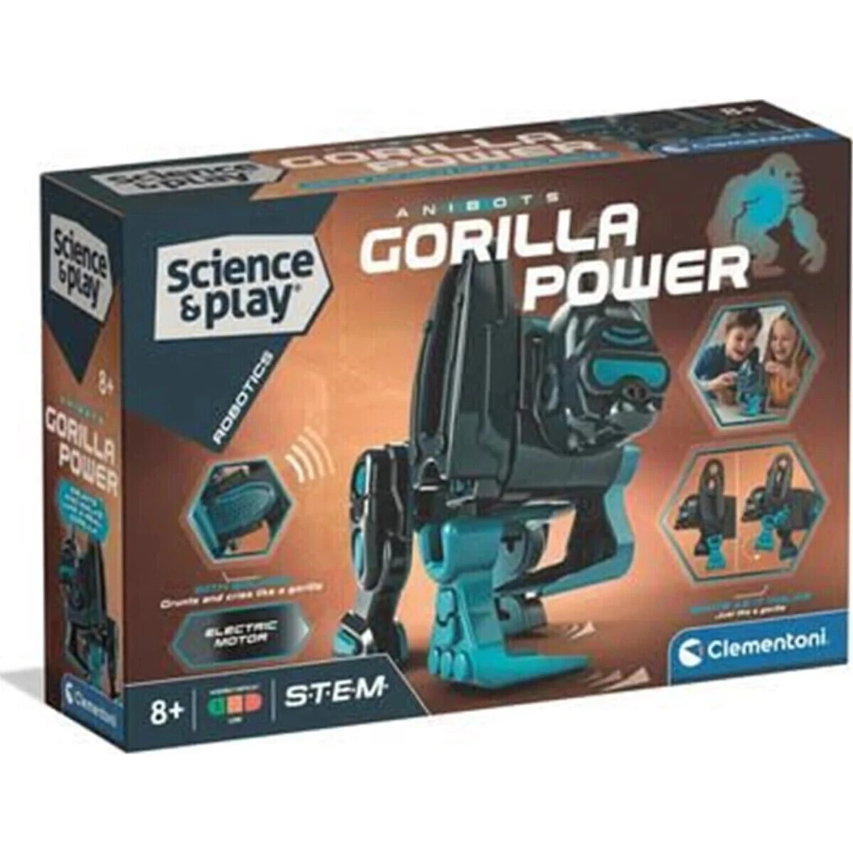 Clementoni Gorilla Power Robot STEM Byggesæt 8+