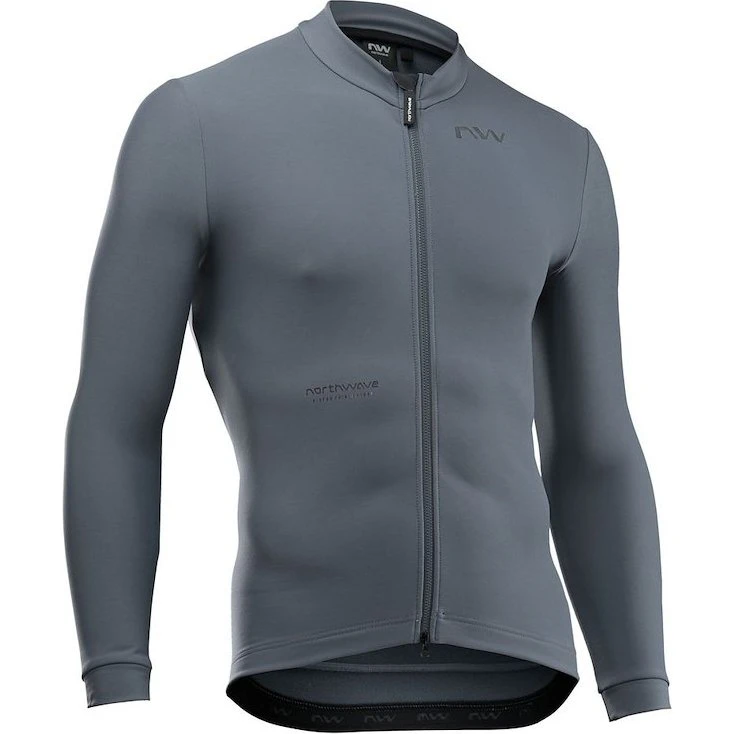 Northwave Extreme Thermal langærmet cykeltrøje - Shark Grå - L