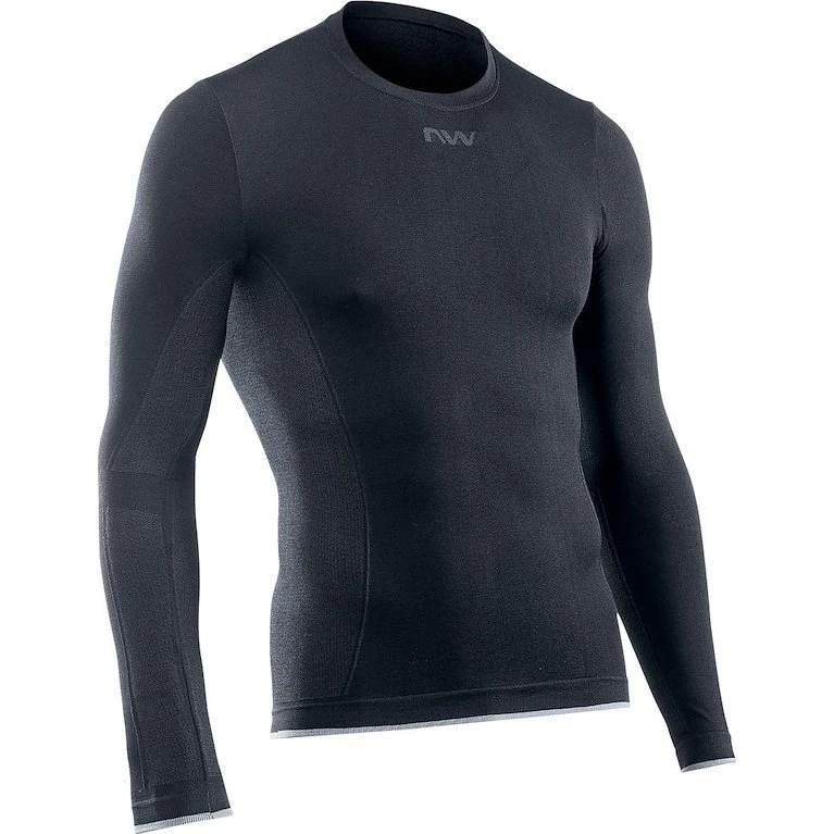 Northwave Surface langærmet baselayer til herre - Sort