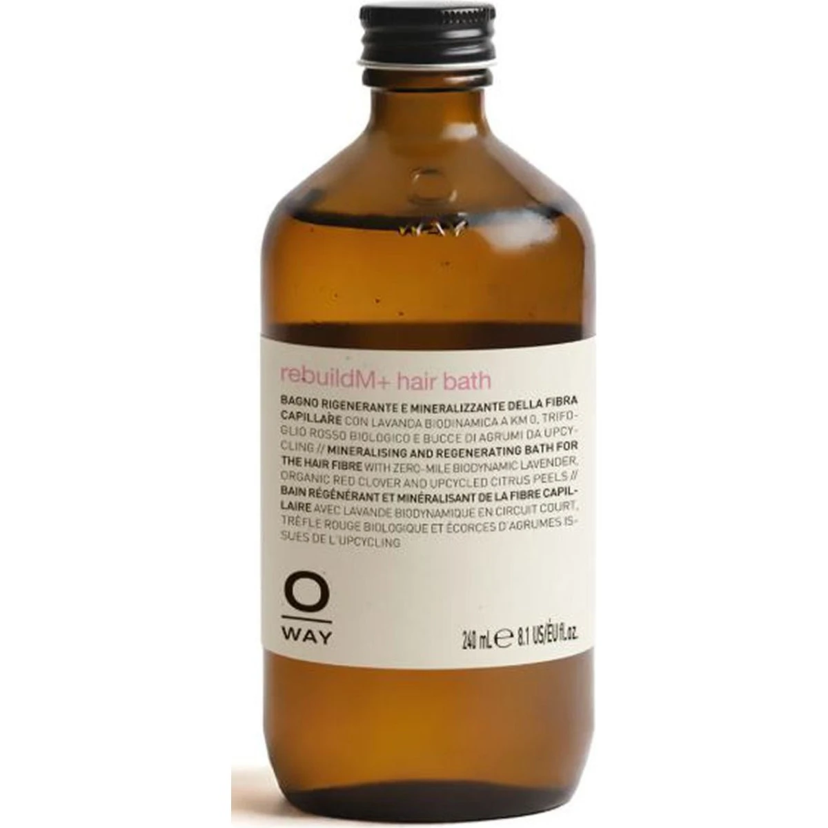 Oway rebuildM+ Mineraliserende og regenererende hårkur 240ml