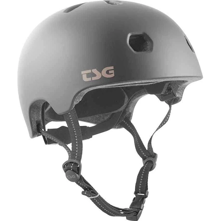 TSG Meta Skaterhjelm Satin Sort - L-XL