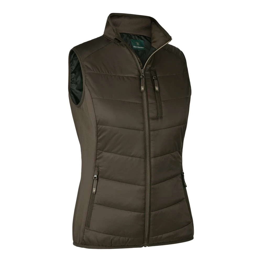 Deerhunter Lady Heat vatteret vest - Wood - str. 40