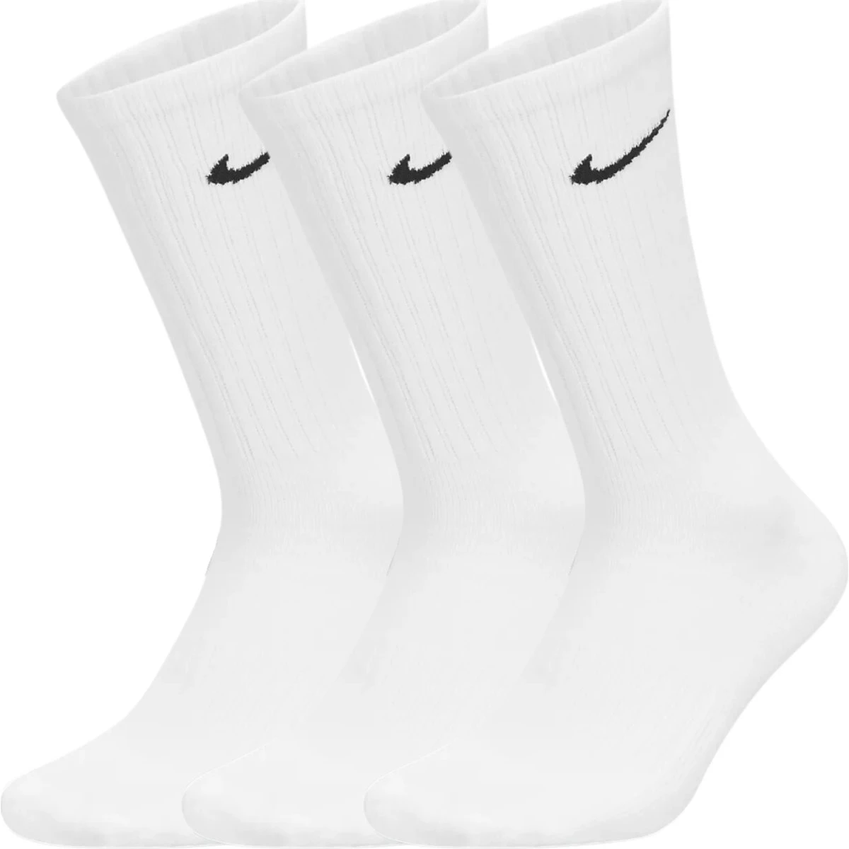 Nike Cushioned Training Crew Socks 3-pak - Hvid