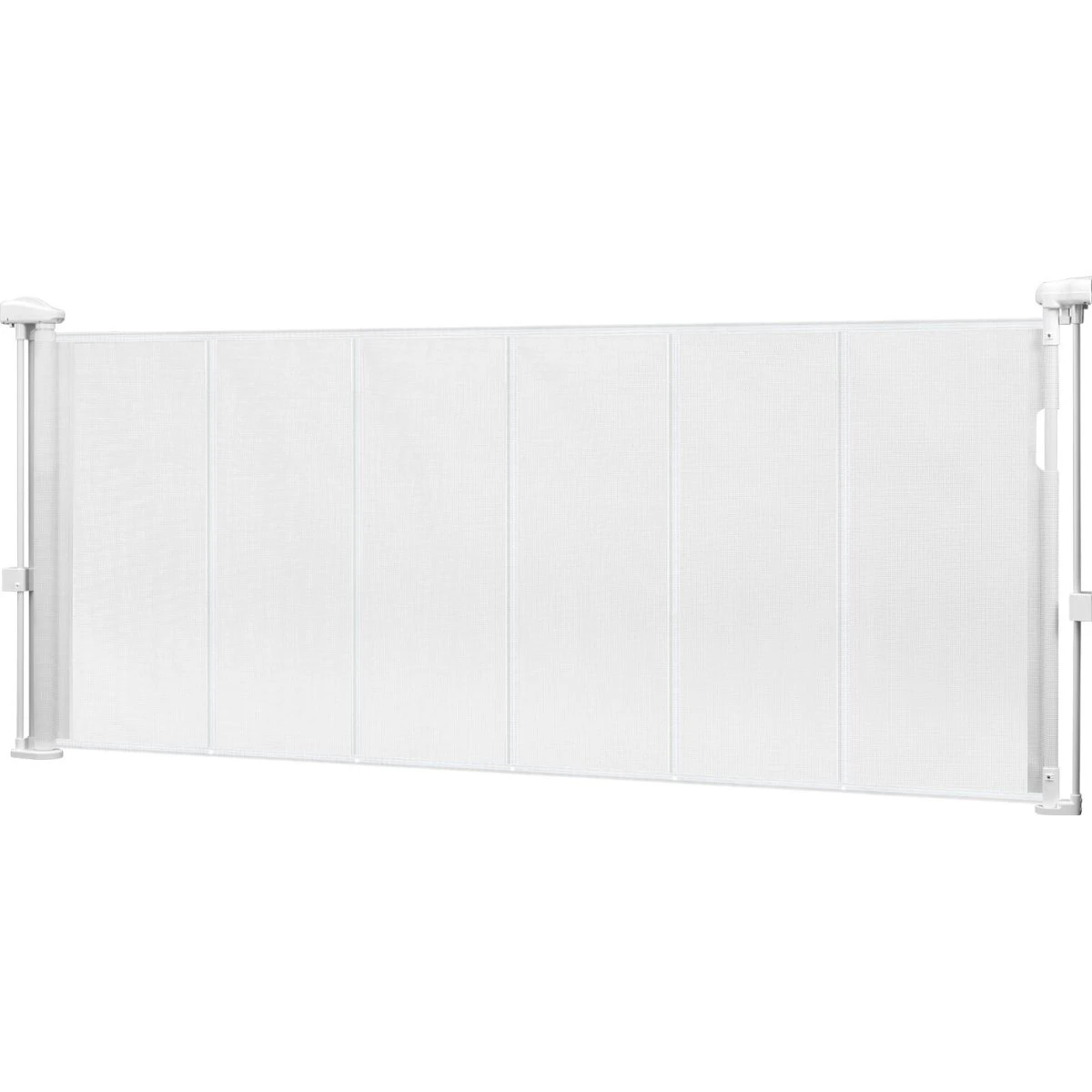 Børnegitter 87x180 cm, Hvid, Mesh-materiale