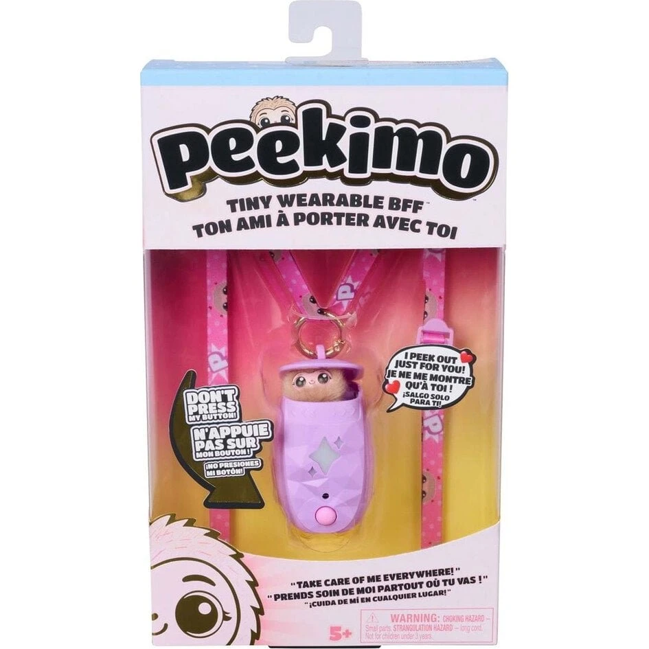 Peekimo Portable Interactive Pet Purple Lulu
