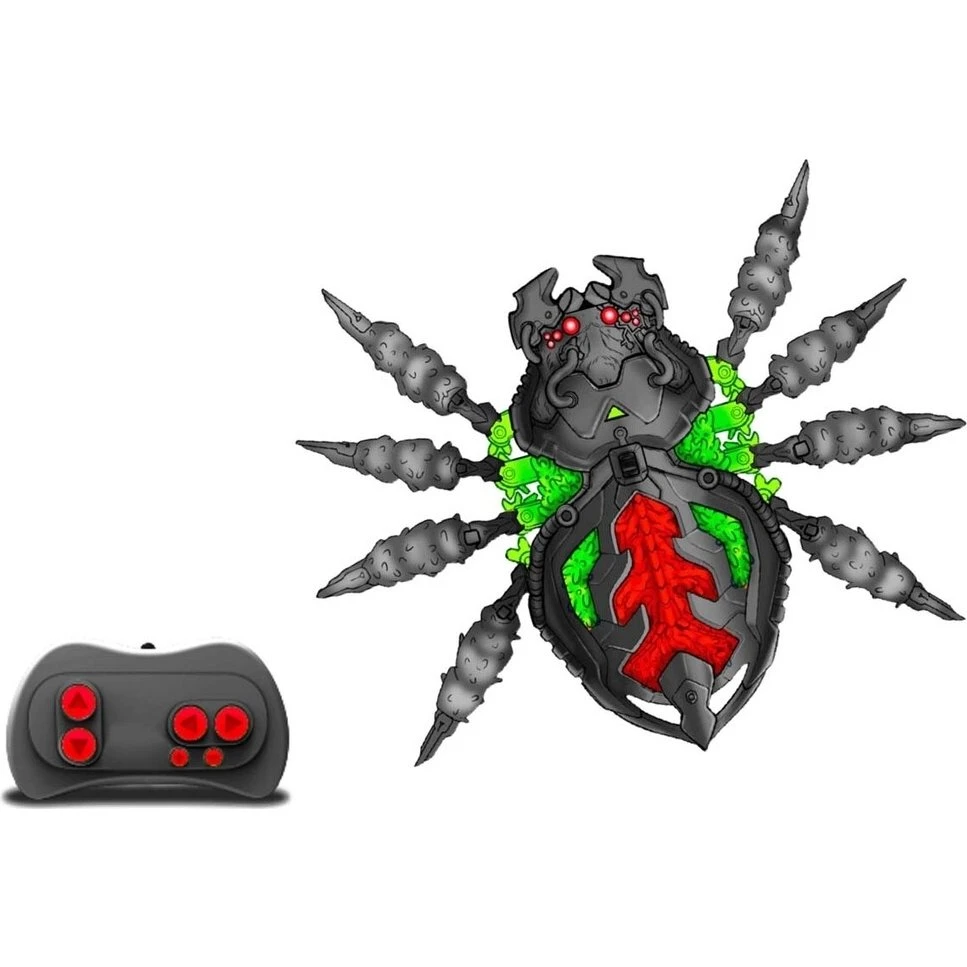 HEX BOTS Wall Crawler Spider fjernstyret robot - 20x15 cm