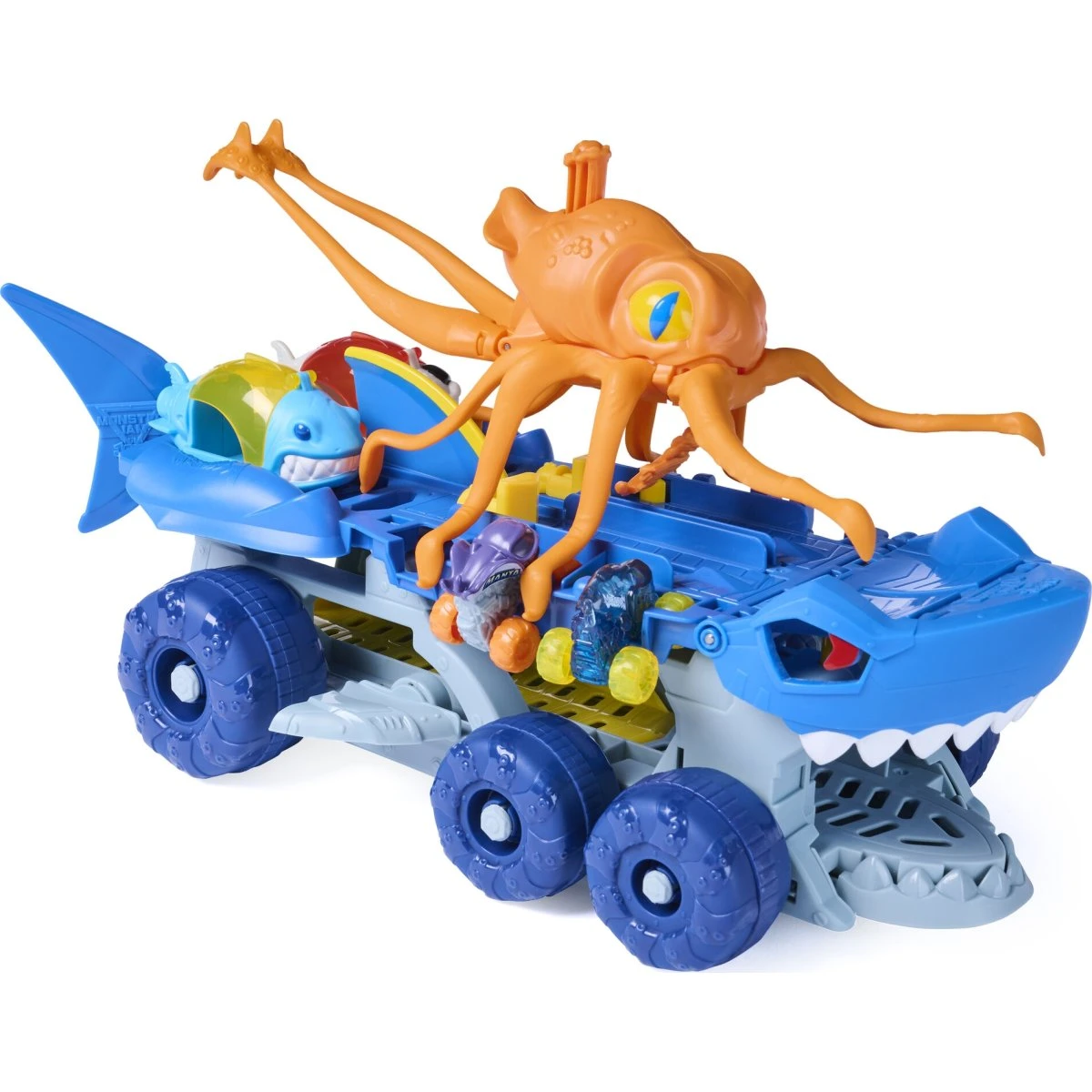 Monster Jam Mini Jams Megalodon Transporttruck - 40 cm