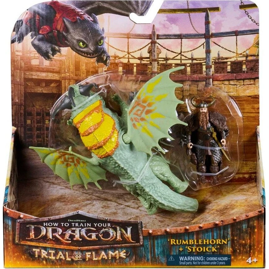 Disney Sådan Træner Du Din Drage: Rumlehorn & Stoick Actionfigur