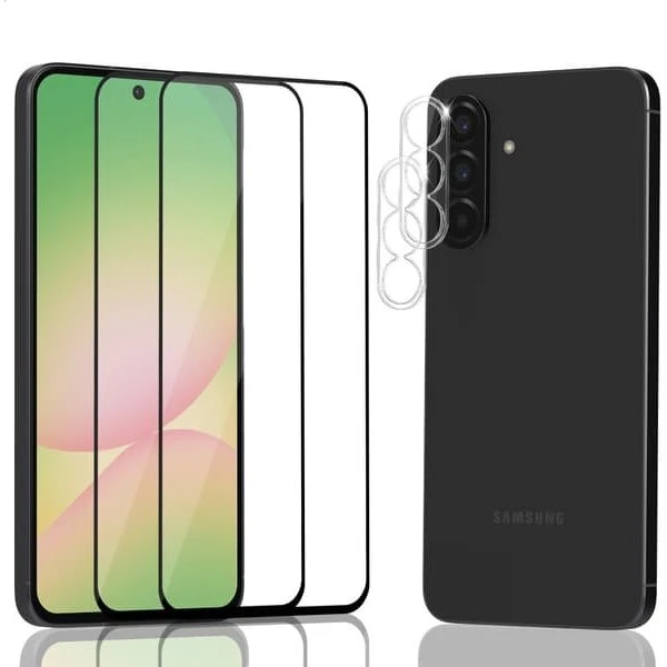 Samsung A37 Skærmbeskyttelse (2-pak) & Linsebeskyttelse (1-pak)