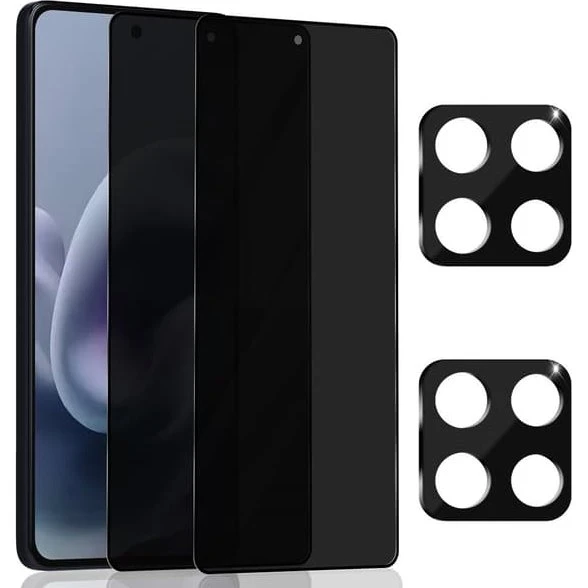 Motorola Moto G86 Power Privacy Skærm & Linsebeskyttelse (4-pak)
