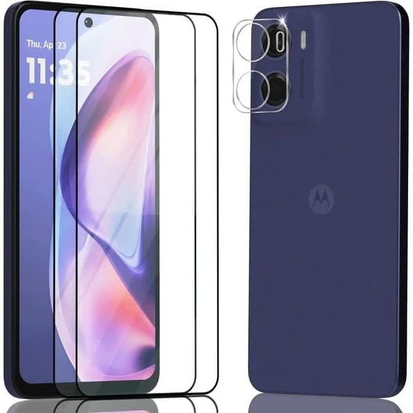 Motorola Moto G05 Skærmbeskyttelse (2 stk) & Linsebeskyttelse (1 stk)