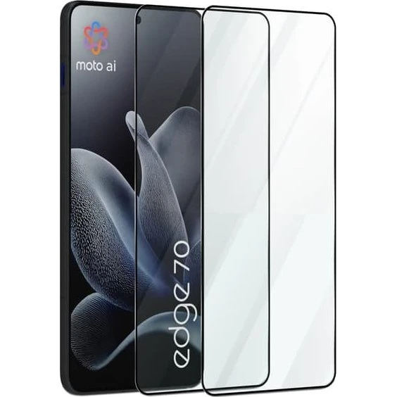 Motorola Edge 70 Skærmbeskyttelse 2-pack - Hærdet 3D Glas