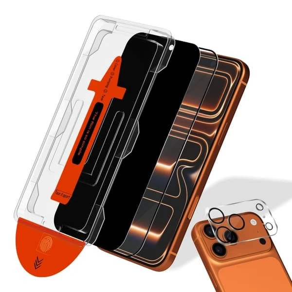iPhone 17 Pro Skærmbeskytter 2-pak & Linsebeskytter - Easyfit™