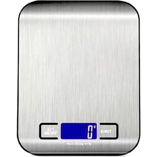 Køkkenvægt i Rustfrit Stål - Pocket Scale (1g-5kg)