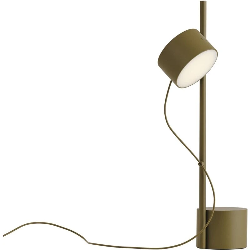 Muuto Post bordlampe, brun/grøn