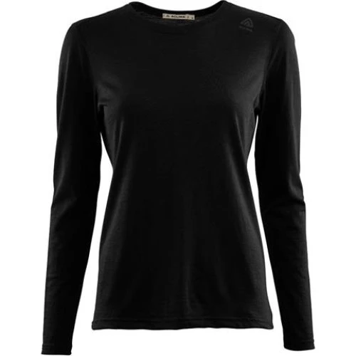 Aclima Lightwool Undershirt Long Sleeve - Jet Black