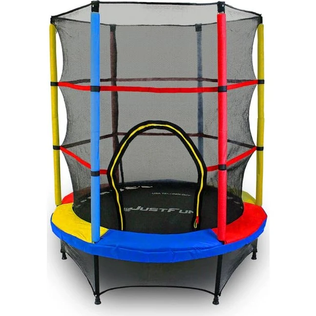 Just Fun Indendørs Trampolin 140 cm - Flerfarvet