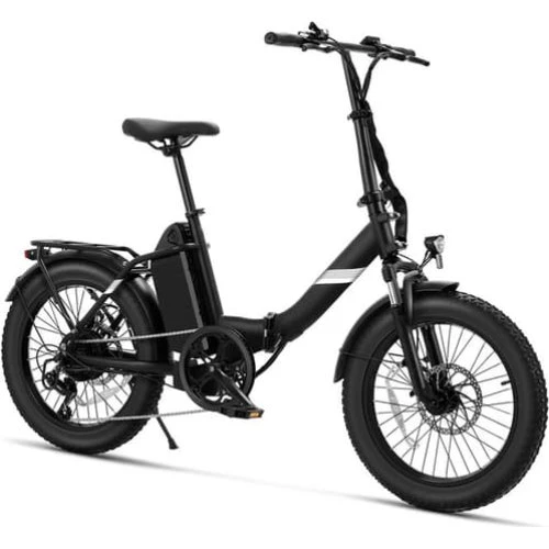 Touroll S3 Elektrisk Fatbike – 20" Foldbar E-cykel med 450W Motor
