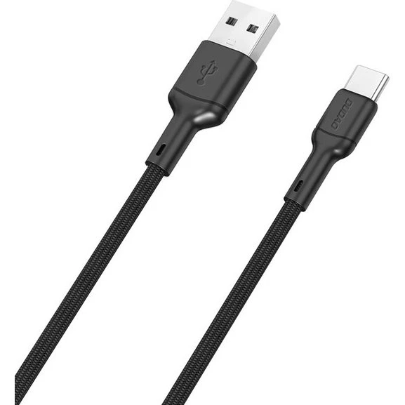 Dudao L9T USB-A til USB-C Kabel, 5A, 1m - Sort