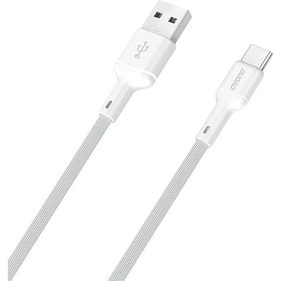 Dudao L9T 5A USB-A til USB-C kabel, 1m - Hvid