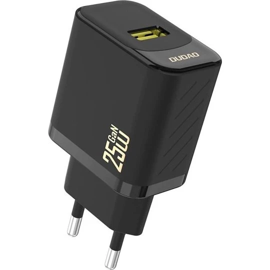 Dudao A27S 25W GaN USB-A Oplader - Sort