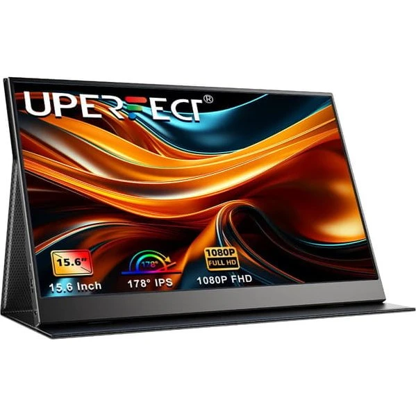 Bærbar 15,6" Full-HD IPS Skærm med USB-C og HDMI