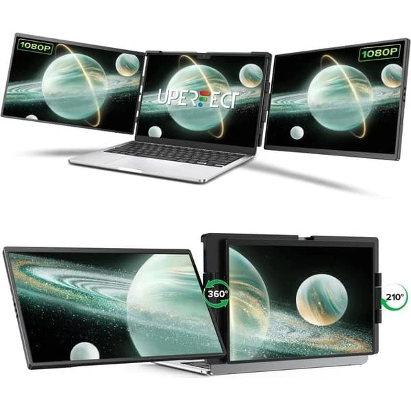 UPERFECT 14" 2K Bærbar Skærmudvidelse - 2240 x 1400
