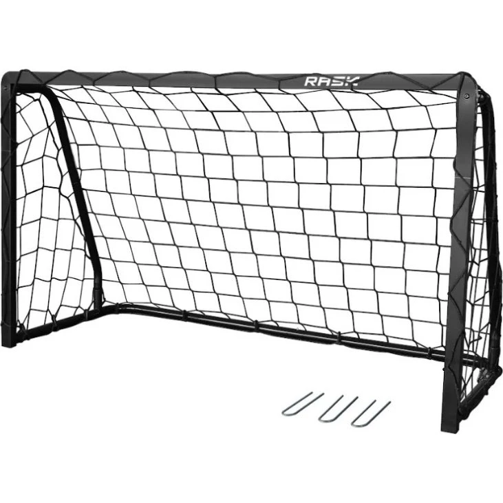 RASK Fodboldmål 150 x 90 cm Sort Stål