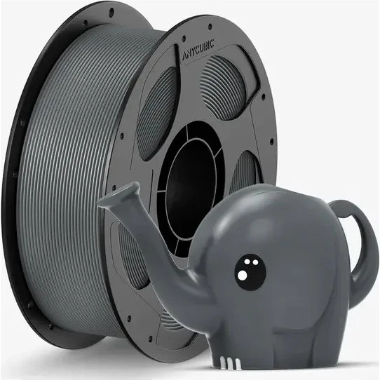 Anycubic PETG Filament 1.75mm 1kg - Tekstureret Grå