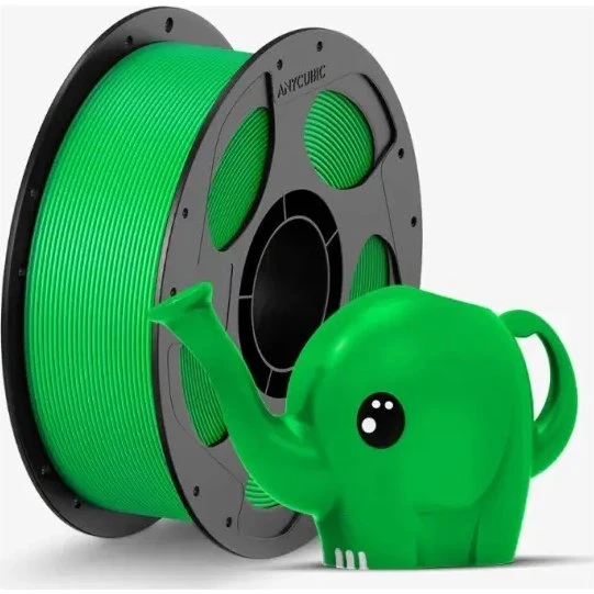 Anycubic PETG Filament 1.75mm Grøn - 1kg