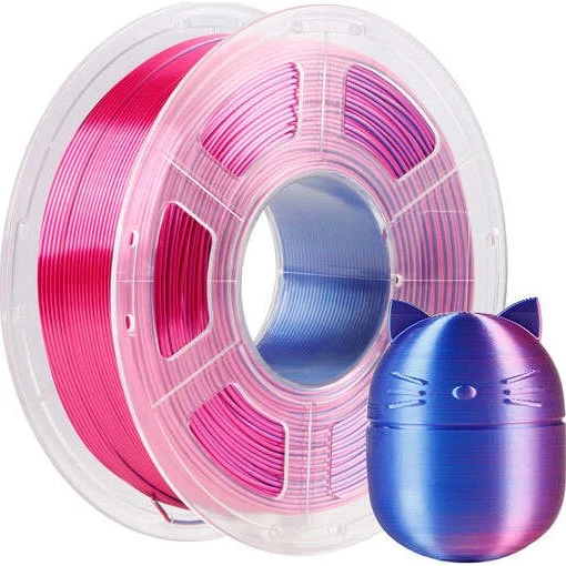 Anycubic Silk Dual PLA Filament 1.75mm - Rød & Blå (1 kg)