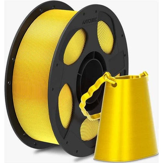 Anycubic Silk PLA Filament 1,75 mm - Skinnende Guld - 1 kg