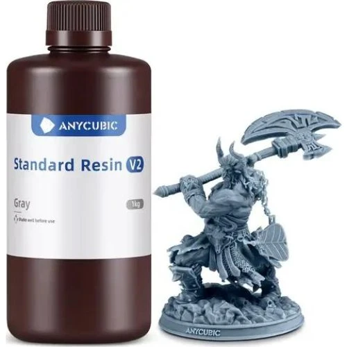 Anycubic Standard Resin V2 - Grå, 1 kg