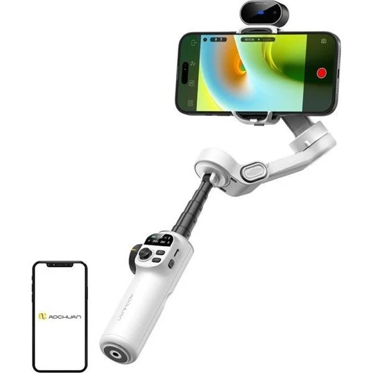 AOCHUAN X2 Gimbal med AI Sensor - Hvid