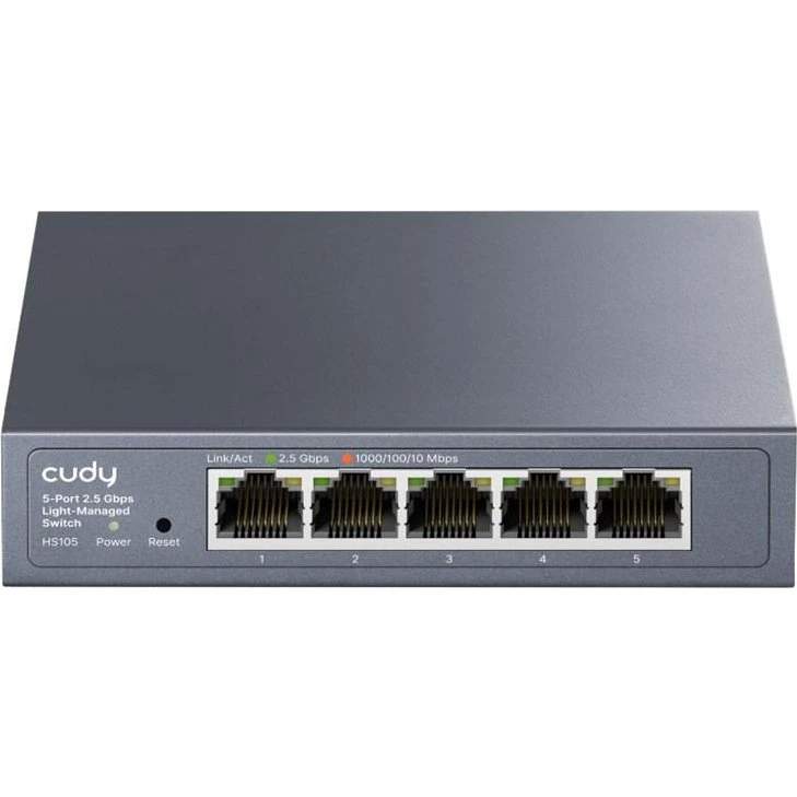 CUDY HS105 2,5G Switch - 5 porte